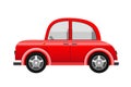 Red car, vector Royalty Free Stock Photo