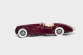Red car on a white background, toy Royalty Free Stock Photo