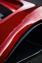 Red Carbon aerodynamic tuning parts, CFRP structure