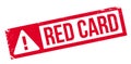 Red Card rubber stamp