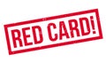 Red Card rubber stamp