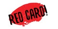 Red Card rubber stamp