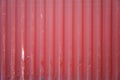 Red cargo ship container texture Royalty Free Stock Photo