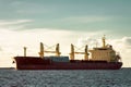 Red cargo ship Royalty Free Stock Photo