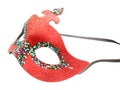 Red carnival mask