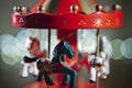 Red carousel toy Royalty Free Stock Photo