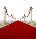 Red carpet Royalty Free Stock Photo