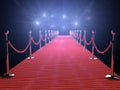 Red Carpet Royalty Free Stock Photo