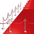 Red carpet Royalty Free Stock Photo