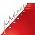 Red carpet Royalty Free Stock Photo