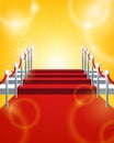 Red Carpet Background Royalty Free Stock Photo