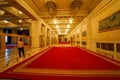 Red carpet for Ceausescu Palace