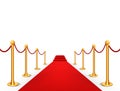 Red carpet celebrity background entrance. Hollywood fame event vip red carpet