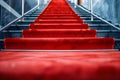 Concept Film Premiere, Red Carpet, Red carpet collage from film premiere with starstudded entrance Royalty Free Stock Photo