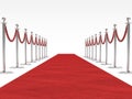 Red carpet Royalty Free Stock Photo
