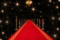 Red carpet entrance Royalty Free Stock Photo