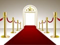 Red Carpet Entrance Royalty Free Stock Photo