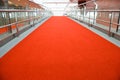 Red carpet entrance Royalty Free Stock Photo