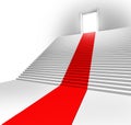 Red Carpet Entrance Royalty Free Stock Photo