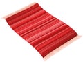 Red Carpet Flying Rag Rug Royalty Free Stock Photo