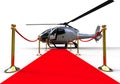 Red Carpet Helicopter entrance