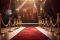 Red Carpet Hollywood Stage, Golden Awards Backdrop