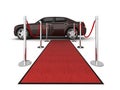 Red carpet limousine illustration Royalty Free Stock Photo