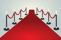 Red carpet path Royalty Free Stock Photo