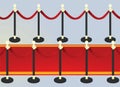 Red carpet path Royalty Free Stock Photo