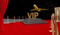 Red carpet Private jet with a Luxury vip Royalty Free Stock Photo