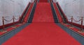 Red carpet on the stairs, The path to glory, Stairway to the glory Royalty Free Stock Photo