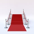 Red carpet stairs 3D