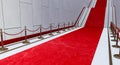 Red carpet on the stairs, The path to glory, Stairway to the glory Royalty Free Stock Photo