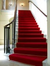 Red carpet stairwell