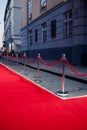 Red Carpet - is traditionally used to mark the route taken by heads of state on ceremonial and formal occasions