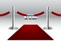 Red Carpet with VIP Sign Royalty Free Stock Photo