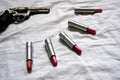 Red cartridge lipsticks