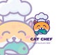 Red Cat Chef Hat Logo