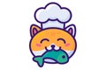 Red Cat Chef Hat Logo