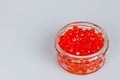 Red caviar salmon roe