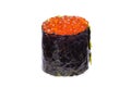 Red caviar sushi Royalty Free Stock Photo