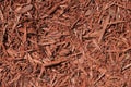 Red Cedar Mulch Background Royalty Free Stock Photo