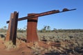 Red centre way in Northern Territory central Australia outback Royalty Free Stock Photo