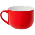 Red ceramic mug Royalty Free Stock Photo