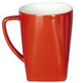 Red ceramic mug Royalty Free Stock Photo