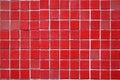 Red ceramic tile background Royalty Free Stock Photo