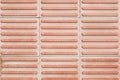 Red ceramic tile pavement background Royalty Free Stock Photo