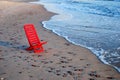 Red chair Royalty Free Stock Photo