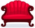 Red chair Royalty Free Stock Photo