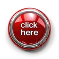 Red Check Button - Click Here to Use Royalty Free Stock Photo